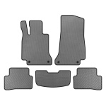 Коврики EVA Mercedes C-сlass W205 2014-2021 гг. (SD, Серый)