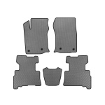 Коврики EVA Toyota 4Runner 2009-2024 гг. (2 ряда, 2014-2024, 7-местный, Серый)