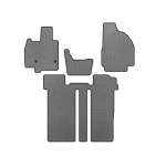 Коврики EVA Toyota Previa 2006-2019 гг. (2 ряда, 6-местный, Серый)