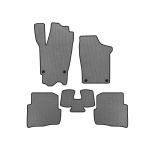 Коврики EVA Volkswagen Fox 2003-2021 гг. (HB, 3-дверный, Серый)