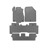 Коврики EVA Acura MDX 2007-2013 гг. (3 ряда, Серые)