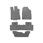 Коврики EVA Acura MDX 2013-2020 гг. (3 ряда, Серые)