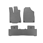Коврики EVA Acura MDX 2013-2020 гг. (2 ряда, Серые)