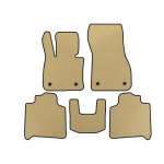 Коврики EVA BMW 2 серия Active Tourer F45/F46 2014-2021 гг. (Для F46, 2 ряда, Бежевые)