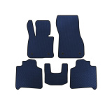 Коврики EVA BMW 2 серия Active Tourer F45/F46 2014-2021 гг. (Для F46, 2 ряда, Синие)
