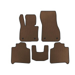 Коврики EVA BMW 2 серия Active Tourer F45/F46 2014-2021 гг. (Для F46, 2 ряда, Коричневые)