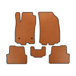 Коврики EVA Chevrolet Sonic 2011-2022 гг. (HB, Оранжевые)