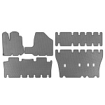 Коврики EVA Toyota Sienna 2003-2009 гг. (3 ряда, Серые)