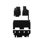 Коврики EVA Dodge Grand Caravan V 2008-2020 гг. (2008-2020, 3 ряда, 8-местный/Комплектация SXT, Черный)