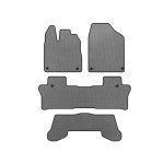 Коврики EVA Honda Pilot 2015-2022 гг. (3 ряда, Серые)