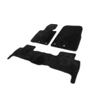 Текстильные коврики Deluxe V-2 Toyota Land Cruiser 200 2007-2021 гг. (2012-2021, Черный)