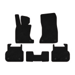 Текстильные коврики Deluxe BMW 7 серия F01/F02 2008-2015 гг. (для F01, черные)