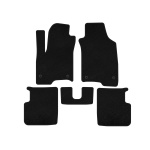 Текстильные коврики Deluxe Fiat Panda 2011-2023 гг. (Черный)