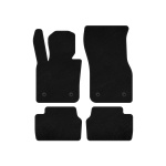 Текстильные коврики Deluxe Mini Cooper F55/56/57 2014-2023 гг. (для F55, 5-дверный, черный)