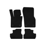 Текстильные коврики Deluxe Mini Cooper F55/56/57 2014-2023 гг. (для S F56, черные)