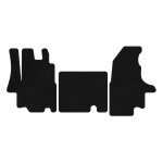 Текстильные коврики Deluxe Opel Movano 2004-2010 гг. (Черный)
