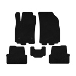 Текстильные коврики Deluxe Chevrolet Sonic 2011-2022 гг. (HB, Черный) 