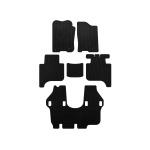 Коврики EVA Infiniti QX56 2004-2010 гг. (3 ряда, 2004-2008, Черный)