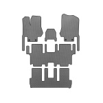 Коврики EVA Nissan Quest 2011-2017 гг. (3 ряда, 7-местный, Серый)