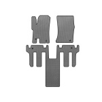 Коврики EVA 2004-2008 Ssang Yong Rodius (2 ряда, серые)