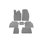 Коврики EVA Volkswagen ID.6 2021- гг. (Серые) 2 Ряда