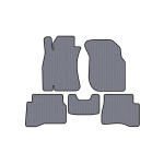 Резиновые Коврики Carsuit Nissan Almera N16 2000-2006 гг. (SD, Серый)