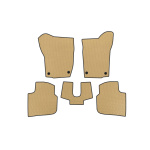 Коврики EVA Seat Toledo 2012-2019 гг. (Бежевые)