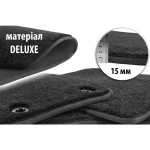 Текстильные коврики Deluxe Man TGS 2007–2020 гг. (Черный) 