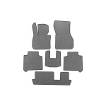 Коврики EVA BMW 2 серия Active Tourer F45/F46 2014-2021 гг. (3 ряда, Для F46, Серый)