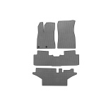 Коврики EVA Peugeot 5008 2024- гг. (3 ряда, Серые)