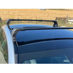 Багажник Ford Courier 2014-2023 гг. (поперечины) на штатные места Ecem V3 Ford Courier 2014-2023 гг. (2 шт) Черный, 110 см