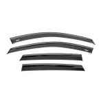 Ветровики с чёрным молдингом Niken Luxury Hyundai Tucson NX4 2021- гг. (4 шт)