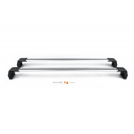 Багажник Subaru Crosstrek 2011-2017 гг. (поперечины) в штатные места Caretta V3 Чёрный, 145 см
