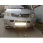 Цельная накладка на бампер (под покраску) Volkswagen T5 Transporter 2003-2010 гг. Meliset