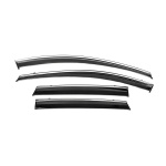 Дефлектори на вікна VW ID 4 2021+ окантовка з 3D нержавіючої сталі - Xukey