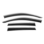 Дефлектори на вікна Vw Touareg 2010-2018 окантовка з 3D нержавіючої сталі - Xukey