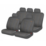 Чехлы для автомобильных сидений Hadar Rosen PHOSPHOR, Серый/Оранжевая строчка 10925