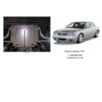 Захист Jaguar XJ6 2003-2009 V-3,0 двигун, радіатор - Преміум ZiPoFlex - Kolchuga