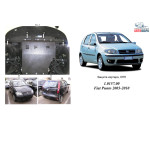 Защита Fiat Punto II 2007- V-1,2 МКПП двигатель и КПП - Кольчуга