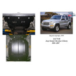 Защита Jeep Liberty 2001-2008 V-3,7 АКПП двигатель и КПП - Кольчуга