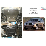 Захист Jeep Grand Cherokee 2011- V-3.0 D двигун і КПП - Кольчуга