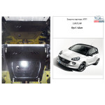 Защита Opel Adam 2013- V-1,2; 1,4i двигатель, КПП, радиатор - Kolchuga
