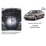 Захист Hyundai Elantra V (F / L) 2014-2016 V-1,6 двигун, КПП, радіатор - Kolchuga