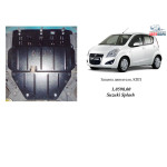 Защита Suzuki Splash 2008-2012 V-1,0; 1,2 двигатель, КПП, радиатор - Kolchuga