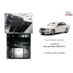 Защита Mercedes-Benz W 212 E200 2009- V-2,1CDI двигатель, радиатор - Kolchuga