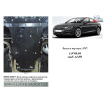 Защита Audi A4 В9 2015- V-2,0 TFSI; двигатель, КПП - Kolchuga