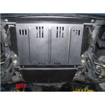 Защита Hyundai H1 1997-2007 V-2,5tdi; двигатель, КПП, радиатор - Премиум ZiPoFlex - Kolchuga