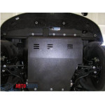 Защита Fiat Punto Classic 2007-2010 V-1,2 двигатель, КПП, радиатор - Премиум ZiPoFlex - Kolchuga