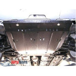 Защита Geely MK седан 2006- V-1,5 двигатель, КПП, радиатор - Премиум ZiPoFlex - Kolchuga