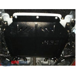Захист Geely CK Norma 2012- V-1,3; 1,5 двигун, КПП, радіатор - Преміум ZiPoFlex - Kolchuga